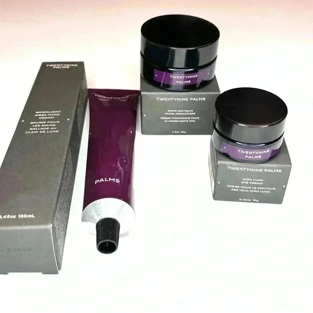 Twentynine Palms Set of 3- Facial Moisturizer , Hand Cream , Eye Cream